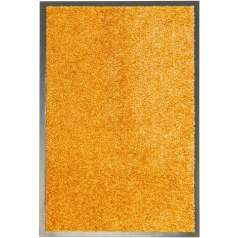 TRUE DEAL Paillasson Lavable Orange 40x60 Cm 1 TRUE DEAL Paillasson Lavable Orange 40x60 Cm