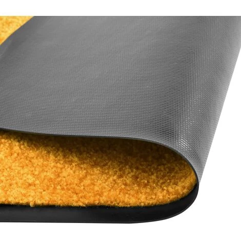 TRUE DEAL Paillasson Lavable Orange 40x60 Cm 2 TRUE DEAL Paillasson Lavable Orange 40x60 Cm – Image 2