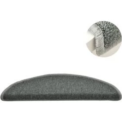 Tapis De Marches D'escalier 15 Pcs Vert Foncé 56x17x3 Cm VidaXL -Tapis et paillasson Soldes 26309930 3