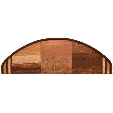 Tapis D'escalier Autocollants 15 Pcs Marron 65x21x4 Cm VidaXL 4 Tapis D'escalier Autocollants 15 Pcs Marron 65x21x4 Cm VidaXL – Image 4