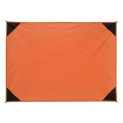 LBTN 1x1.4m Tapis De Plage Extérieure En Nylon Portable étanche Au Sable Orange Type1