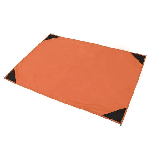 LBTN 1x1.4m Tapis De Plage Extérieure En Nylon Portable étanche Au Sable Orange Type1 2 LBTN 1x1.4m Tapis De Plage Extérieure En Nylon Portable étanche Au Sable Orange Type1 – Image 2