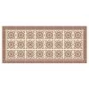 Atmosphera - Tapis Décoratif En Vinyle 50 X 112 Cm - Marron
