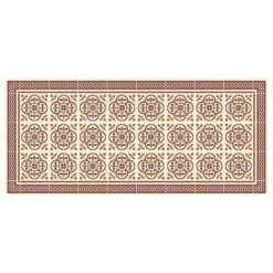 Atmosphera - Tapis Décoratif En Vinyle 50 X 112 Cm - Marron