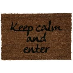Five - Tapis Paillasson En Coco Motif Humour 40 X 60 Cm - Calin