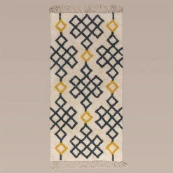 Tapis En Coton (161x71 Cm) Mandi SKLUM Coton - Multicouleur Classic