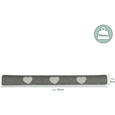 Beautissu Boudin Bas De Porte 90 Cm Anthrazit, Tuuli HR 2 Beautissu Boudin Bas De Porte 90 Cm Anthrazit, Tuuli HR – Image 2