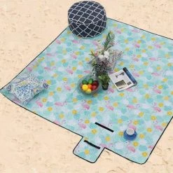 Tapis Couverture Multi-usage Imperméable 150x200cm - Bahamas15020 - Red Deco - Multicouleur