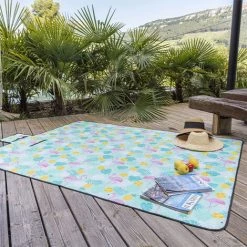 Tapis Couverture Multi-usage Imperméable 150x200cm - Bahamas15020 - Red Deco - Multicouleur -Tapis et paillasson Soldes 27200935 4