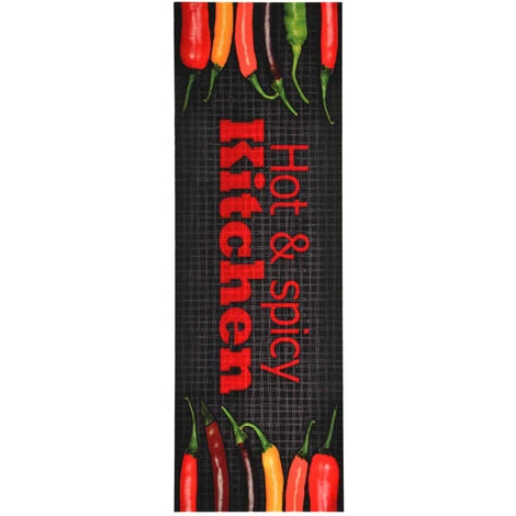 ASUPERMALL Tapis De Sol De Cuisine Lavable Hot&Spicy 45x150 Cm 1 ASUPERMALL Tapis De Sol De Cuisine Lavable Hot&Spicy 45x150 Cm