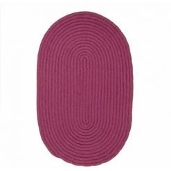 THEDECOFACTORY TAM TAM - <p>Tapis En Coton Réversible Effet Cordage Prune 50x80 - Violet