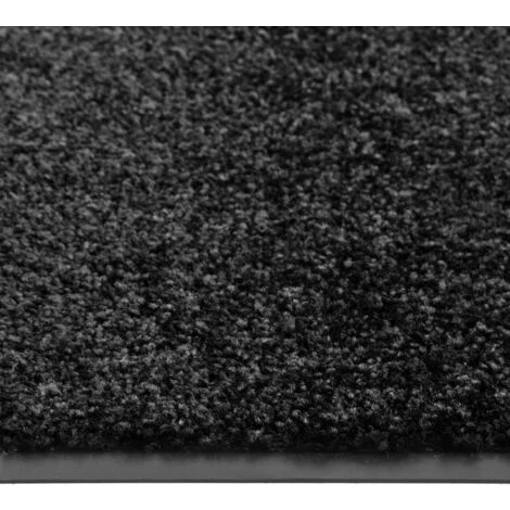 ASUPERMALL Paillasson Lavable Noir 40x60 Cm 3 ASUPERMALL Paillasson Lavable Noir 40x60 Cm – Image 3