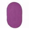 THEDECOFACTORY TAM TAM - <p>Tapis En Coton Réversible Effet Cordage Violet 50x80 - Violet