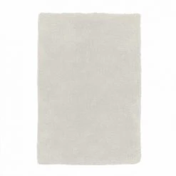 THEDECOFACTORY COCOON - <p>Tapis à Poils Longs Extra-doux écru 60x90 - Blanc
