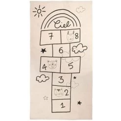 ATMOSPHERA, CRÉATEUR D'INTÉRIEUR Tapis Marelle Mixte 80x150 Cm - Beige