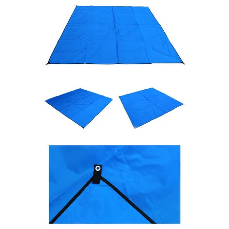 HAPPYSHOPPING DX001 Tapis Impermeable Et Solaire Pour Tente De Camping En Plein Air, 210 * 200cm Bleu Saphir Resistant A L'humidite DX001 - 210 * 200cm Bleu Saphir Resistant A L'humidite DX001 5 HAPPYSHOPPING DX001 Tapis Impermeable Et Solaire Pour Tente De Camping En Plein Air, 210 * 200cm Bleu Saphir Resistant A L'humidite DX001 - 210 * 200cm Bleu Saphir Resistant A L'humidite DX001 – Image 5