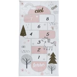 Tapis De Chambre Marelle 140 X 70 Fille Home Deco Kids