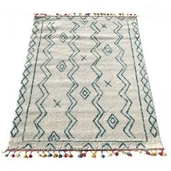 JADOREL Tapis Berbère Style 60x110 Cm Rectangulaire MADIDA Bleu Entrée Adapté Au Chauffage Par Le Sol - Bleu 7 JADOREL Tapis Berbère Style 60x110 Cm Rectangulaire MADIDA Bleu Entrée Adapté Au Chauffage Par Le Sol - Bleu -Tapis et paillasson Soldes 28720009 3