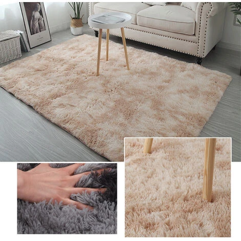 HAPPYSHOPPING Tapis Degradetie-dye, Kaki 40 * 60cm 2 HAPPYSHOPPING Tapis Degradetie-dye, Kaki 40 * 60cm – Image 2