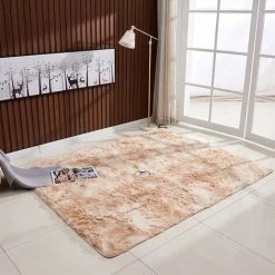 HAPPYSHOPPING Tapis Degradetie-dye, Beige 60 * 200cm