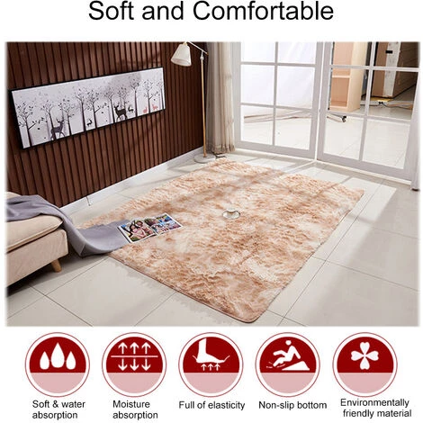 HAPPYSHOPPING Tapis Degradetie-dye, Beige 60 * 200cm 5 HAPPYSHOPPING Tapis Degradetie-dye, Beige 60 * 200cm – Image 5