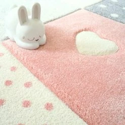 DÉCOWEB Tapis Enfant Fille - Étoile Et Cœur - Rose Pastel Gris Crème - 120 X 170 Cm 9 DÉCOWEB Tapis Enfant Fille - Étoile Et Cœur - Rose Pastel Gris Crème - 120 X 170 Cm -Tapis et paillasson Soldes 28739326 5