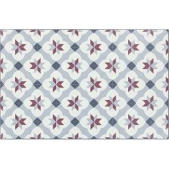 DELADECO Tapis Moderne De Cuisine Rectangle En PVC Berwick Multicolore 50x180 - Multicolore