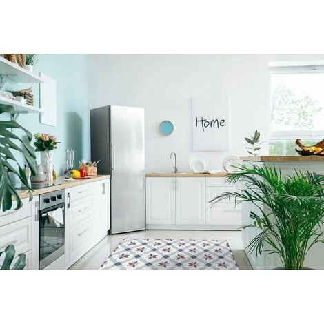 DELADECO Tapis Moderne De Cuisine Rectangle En PVC Berwick Multicolore 50x180 - Multicolore 2 DELADECO Tapis Moderne De Cuisine Rectangle En PVC Berwick Multicolore 50x180 - Multicolore – Image 2