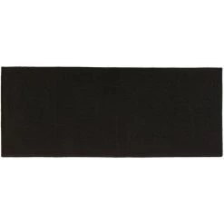 CLEAN HOUSE Tapis Uni - 50 X 120 Cm - 120 X 50 X 1 - Noir