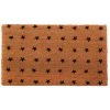 URBAN LIVING Paillasson Design Décors Graphiques - Etoile - 60 X 40 - Marron
