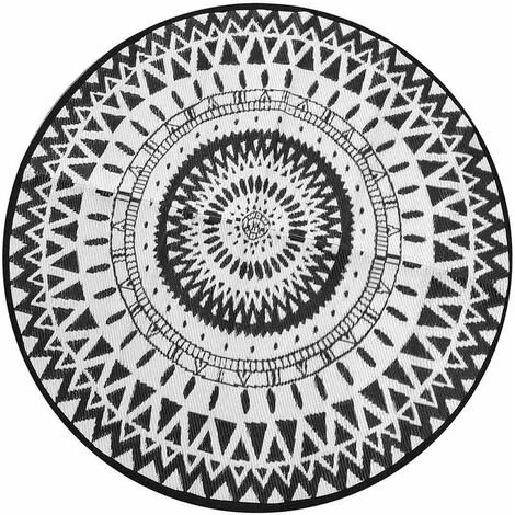 TERRE JARDIN Tapis D'extérieur Rond Et Réversible 1 TERRE JARDIN Tapis D'extérieur Rond Et Réversible