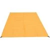 ASUPERMALL Outdoor Beach Blanket Impermeable Plage De Sable Tapis Leger Resistant Couverture De Pique-Nique Avec Sac De Rangement, Orange, Type 1