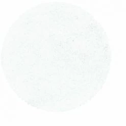 Tapis BOBOCHIC - Tapis Shaggy Rond TAZA Uni 120x120 Blanc - Blanc