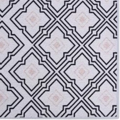 VidaXL Tapis Imprimé Multicolore 80x150 Cm Tissu - Multicolore -Tapis et paillasson Soldes 29226797 3