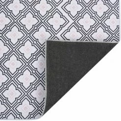 VidaXL Tapis Imprimé Multicolore 80x150 Cm Tissu - Multicolore -Tapis et paillasson Soldes 29226797 4