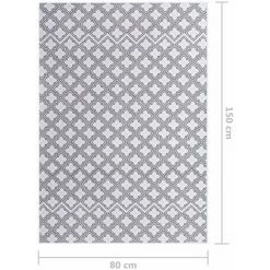 VidaXL Tapis Imprimé Multicolore 80x150 Cm Tissu - Multicolore -Tapis et paillasson Soldes 29226797 5