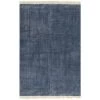 TRUE DEAL Tapis Kilim Coton 120 X 180 Cm Bleu