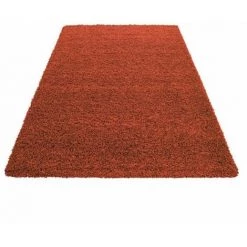 Tapis BOBOCHIC - Tapis Shaggy VITA Uni 60x110 Orange - Orange
