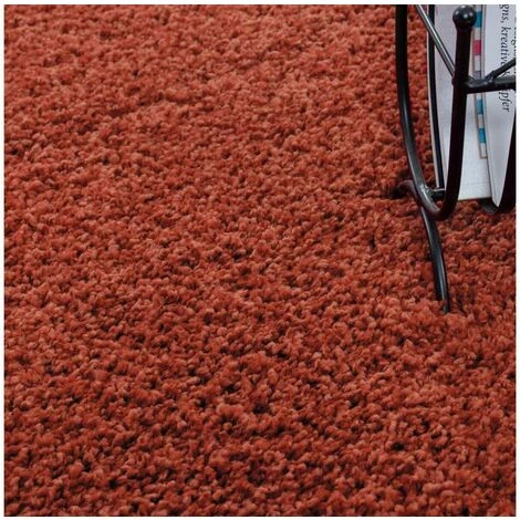 Tapis BOBOCHIC - Tapis Shaggy VITA Uni 60x110 Orange - Orange 3 Tapis BOBOCHIC - Tapis Shaggy VITA Uni 60x110 Orange - Orange – Image 3