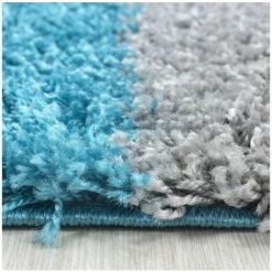 Tapis BOBOCHIC - Tapis Shaggy ANITA Motif Graphique 60x110 Bleu - Bleu 6 Tapis BOBOCHIC - Tapis Shaggy ANITA Motif Graphique 60x110 Bleu - Bleu -Tapis et paillasson Soldes 29296902 3