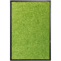 DéCOSHOP26 Paillasson Lavable Vert 40x60 Cm - Vert
