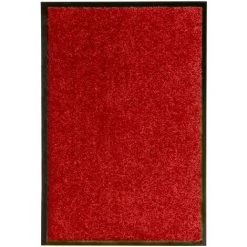 DéCOSHOP26 Paillasson Lavable Rouge 40x60 Cm - Rougeed