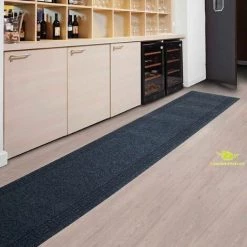 MADEINNATURE Tapis De Passage Résistant PRIMAVERA / Coloris & Dimensions Au Choix - 66x100 Cm - Anthracite. - Anthracite