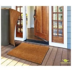 Tapis D'entrée En Coco Paillasson Fibres En Coco Naturel – Effet Nettoyant Dimension Et Couleur Au Choix De MadeInNature - Largeur 33cm X Longueur 50cm - Naturel - 17 Mm. - Naturel -Tapis et paillasson Soldes 29530018 3