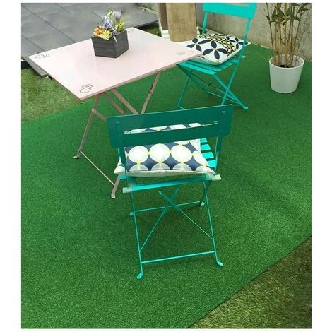 MADEINNATURE Tapis Spécial Salon De Jardin/Tapis Extérieur Et Intérieur/Tapis Pour Terrasses Et Balcons/Dimensions Et Coloris Au Choix - Vert - 1x2m. 4 MADEINNATURE Tapis Spécial Salon De Jardin/Tapis Extérieur Et Intérieur/Tapis Pour Terrasses Et Balcons/Dimensions Et Coloris Au Choix - Vert - 1x2m. – Image 4