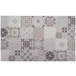 C.P.M. Tapis Design Velours Miles - 50 X 80 - Gris