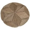 Tapis Rond En Jonc - Dim : Ø 180 Cm -PEGANE-