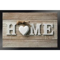 ID Mat 4060 Decohome Cur Tapis Paillasson Fibre Polyamide/PVC Beige 60 X 40 X 0,67 Cm