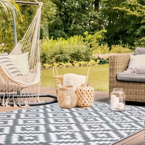 TERRE JARDIN Tapis Extérieur Rectangulaire Réversible 120 X 180 5 TERRE JARDIN Tapis Extérieur Rectangulaire Réversible 120 X 180 – Image 5