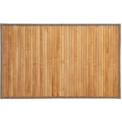 HOMEMAISON Tapis En Lattes De Bambou Naturel 50 X 80 Cm - Naturel